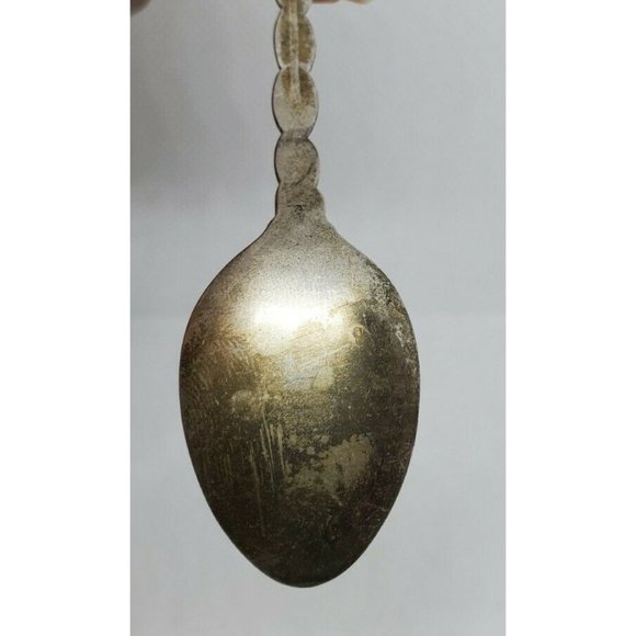 Rare Japan Graphic Vintage Silver Mini Collectible Spoon Home Décor - Picture 8 of 12
